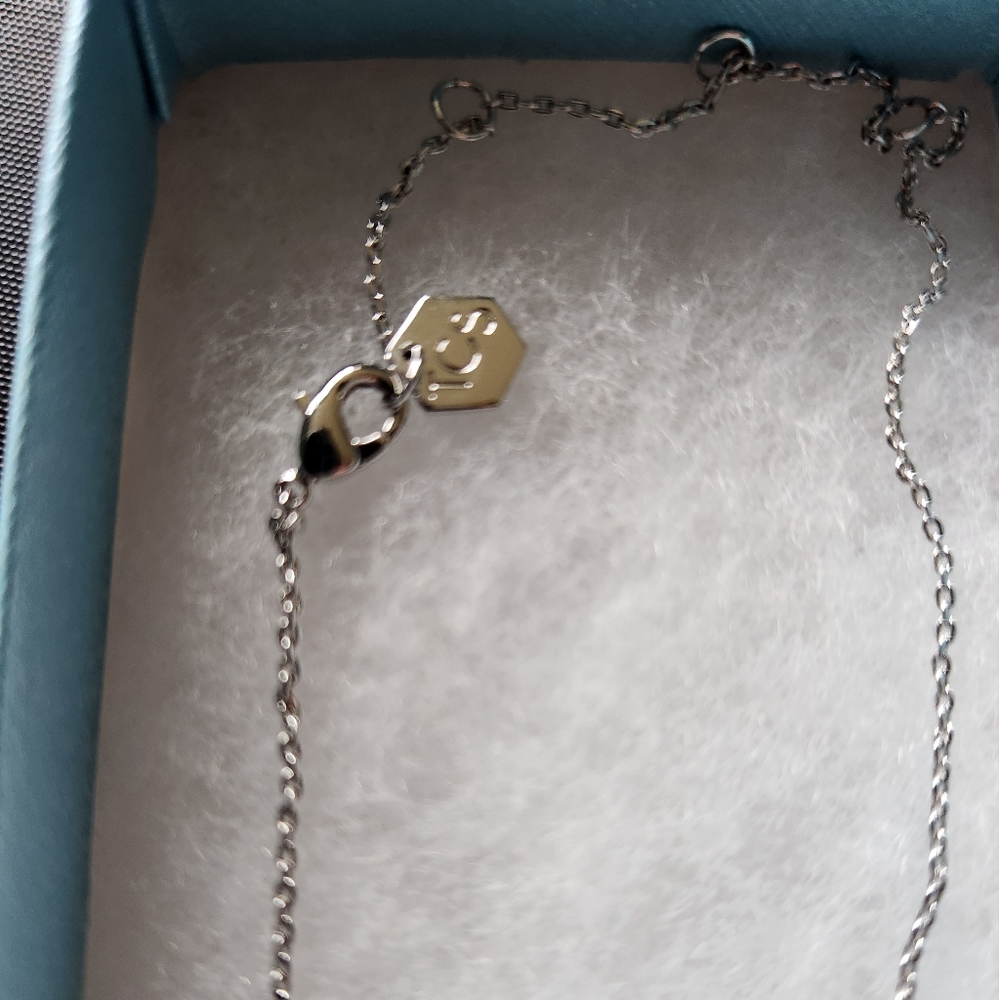 NIB Touchstone Crystal Over The Moon Necklace 1287N - Picture 3 of 3